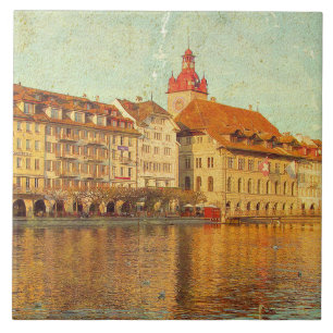 Azulejo Polaroids from Lucerne Ceramic Tile