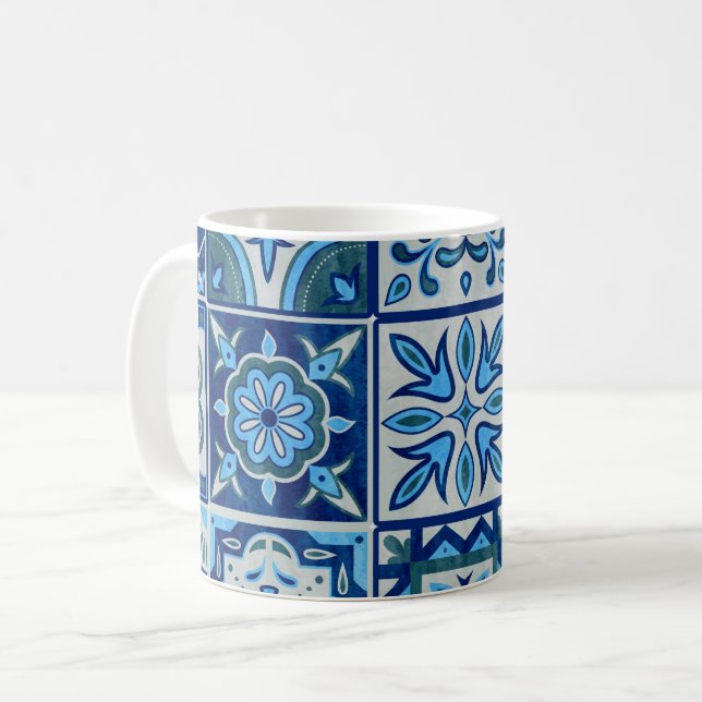 Azulejo portuguese mug (Front Left)