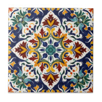 Azulejo Talavera blue Mediterranean wedding favour