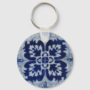 Azulejo tile keychain
