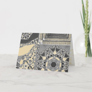 Azulejos Geometric Tiles with a CG twist Card