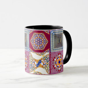Azulejos Geometric Tiles with a CG twist Mug