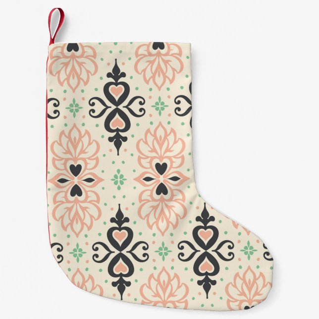 Azulejos portugal seamless pattern small christmas stocking (Front)