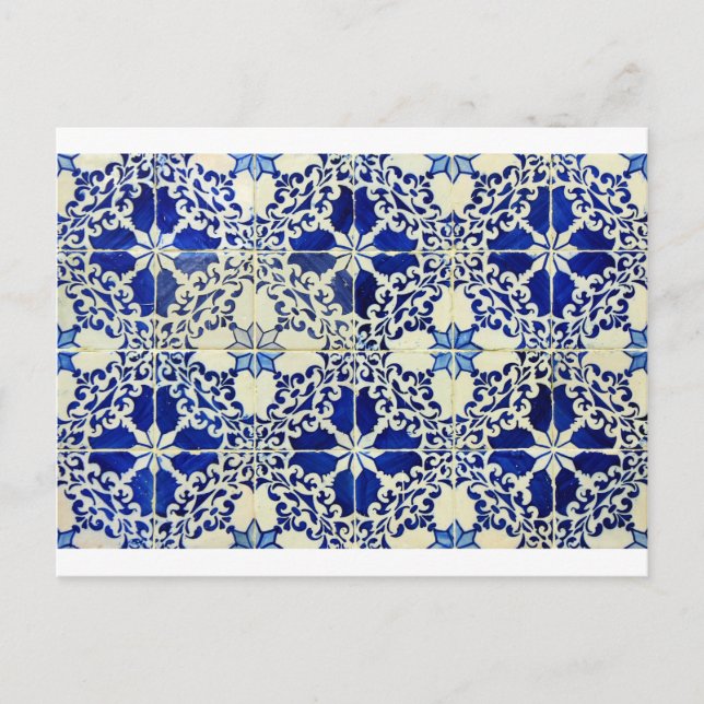 Azulejos, Portuguese Tiles Postcard (Front)