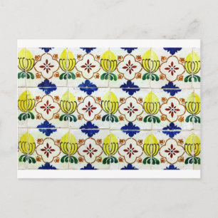 Azulejos, Portuguese Tiles Postcard