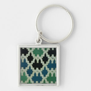 Azulejos tiles from the throne of the Sultans Key Ring