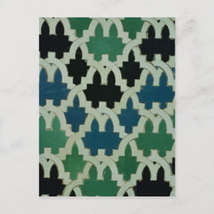 Azulejos tiles from the throne of the Sultans Postcard