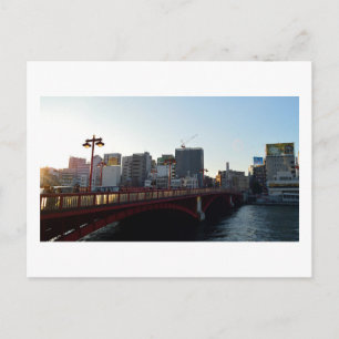 Azuma Bridge, Sumida River: Tokyo Postcard