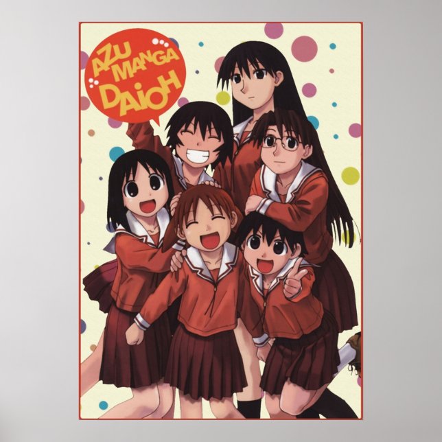 Azumanga Daioh  Yonkoma Comedy Anime Manga  Chiyo  Poster (Front)