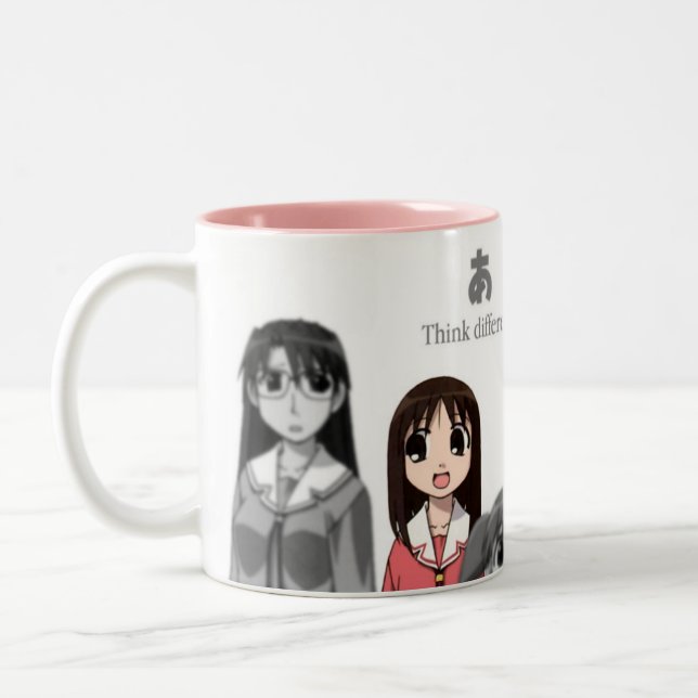 Azumanga - Think different! Two-Tone Coffee Mug (Left)
