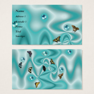 Azur Silk with Pearls and Butterfly