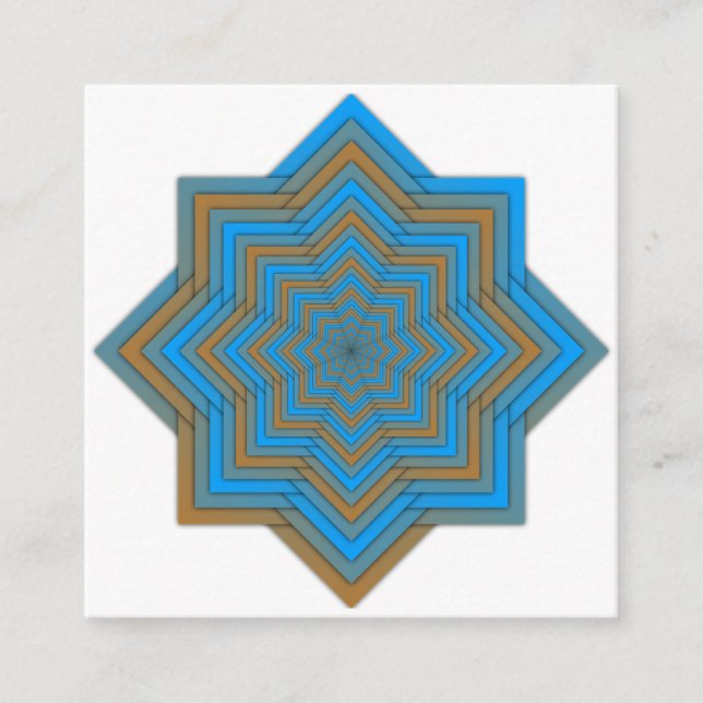 Azure and Ember Star Enclosure Card (Front)