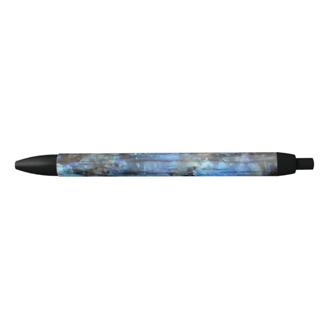Azure and Iridescence Black Ink Pen (Front)