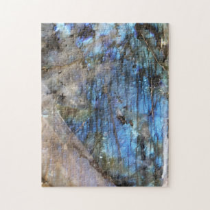 Azure and Iridescence Jigsaw Puzzle