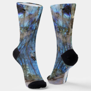 Azure and Iridescence Socks
