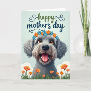 Azure And Orange Happy Day Card