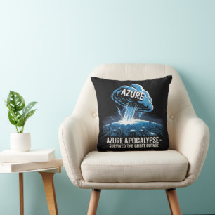 Azure Apocalypse – I Survived the Great Outage Cushion