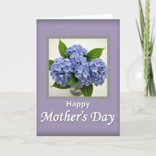 Azure Blossoms Mothers Day Card
