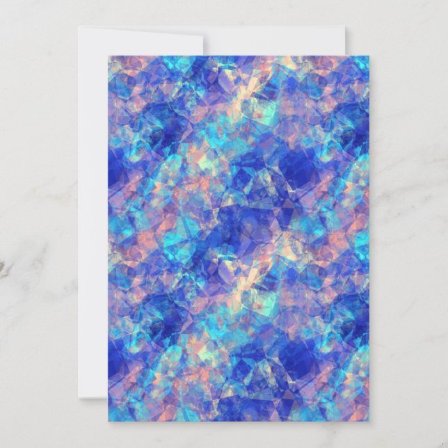 Azure Blue Crumpled Texture (Front)