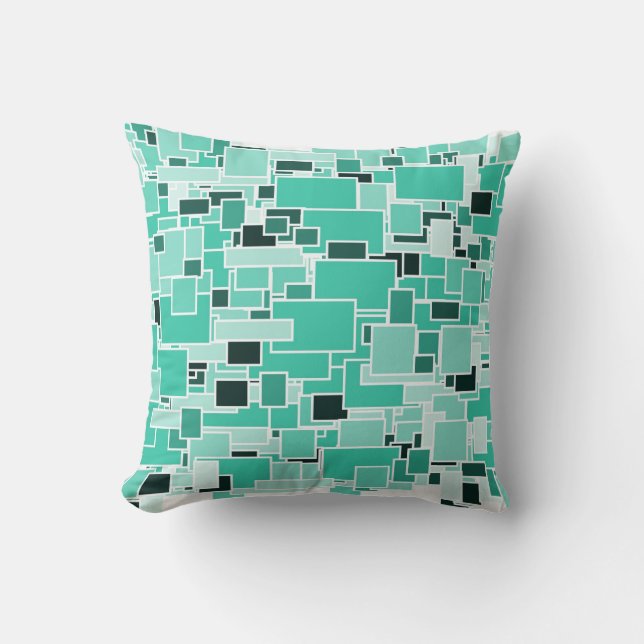 Azure Chaos Pillow (Front)