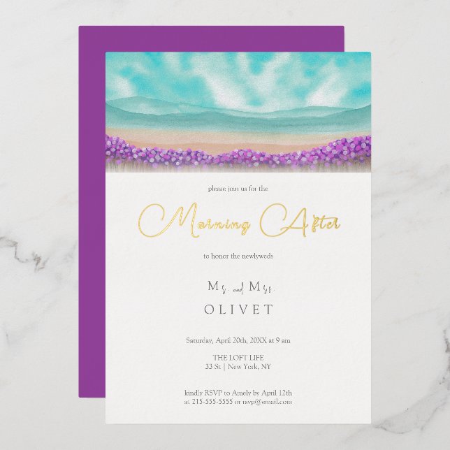 Azure Coast in Bloom Morning After (Front/Back)