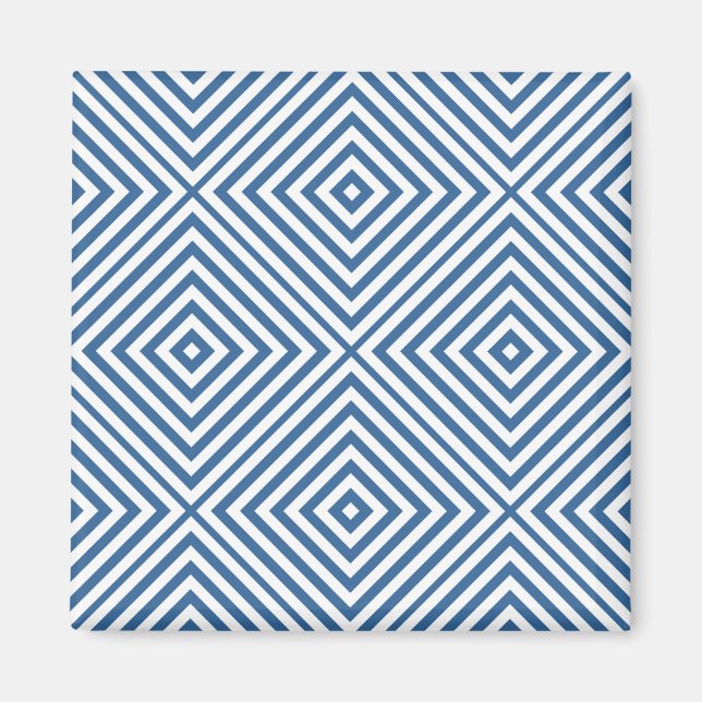 Azure Diamond Chevron Magnet (Front)