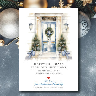 Azure Entrance New Home Moving Announcement