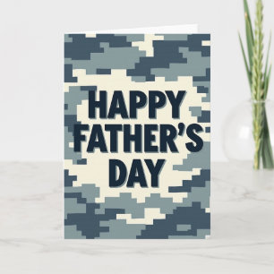 Azure Fathers Day Camo Card
