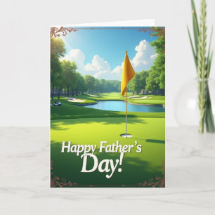 Azure Fathers Day Holiday Card