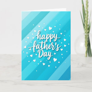 Azure Fathers Day Wishes Card