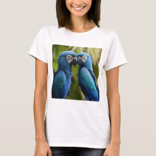 Azure Flight: Blue Macaw T-Shirt