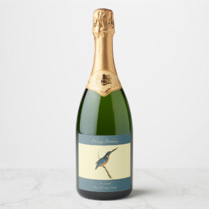 Azure Kingfisher II Sparkling Wine Label