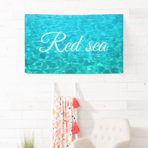 Azure lagoon of Red sea Banner