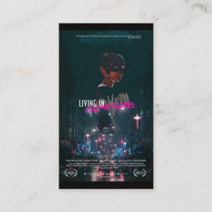 Azure Lorica FanFilm Awards- Living In Crime Alley Business Card