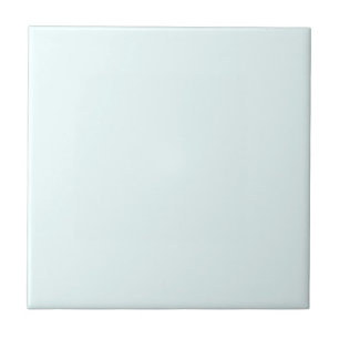 Azure Mist Pale Blue F0FFFF - Option to Add Image Ceramic Tile