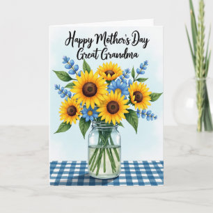 Azure Mothers Day Art Card
