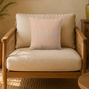 Azure Oasis Moroccan Geometric Cushion