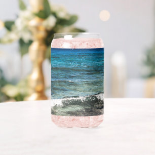 Azure Ocean Can Glass