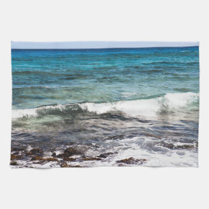 Azure Ocean Tea Towel