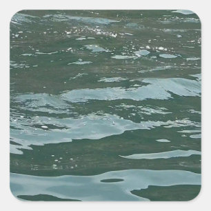 Azure Oceans Square Sticker