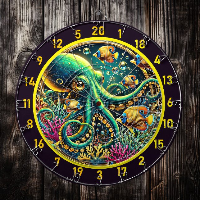 Azure Octopus Tide Dartboard (Creator Uploaded)