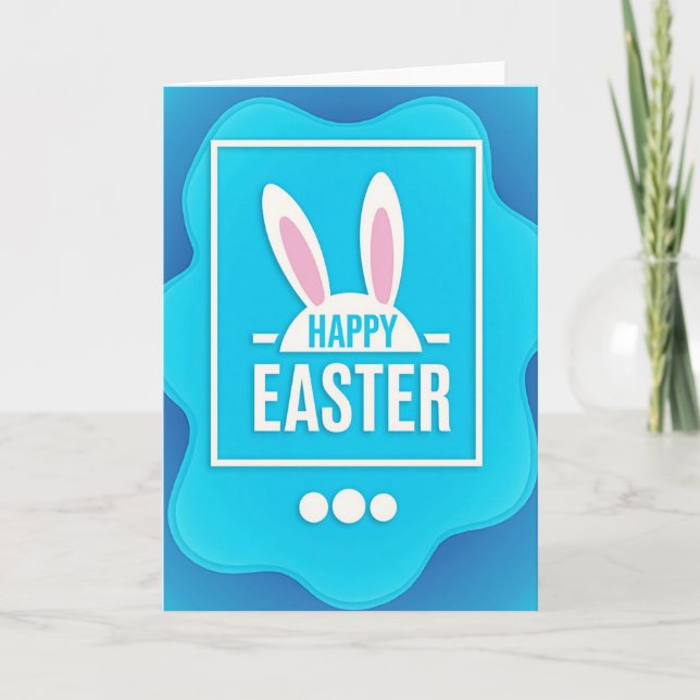 Azure Organic Spring Card (Front)