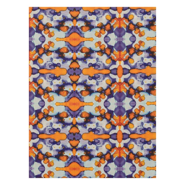 Azure Pumpkin Tablecloth (Front)