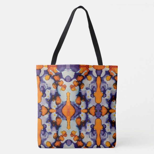 Azure Pumpkin Tote Bag (Front)