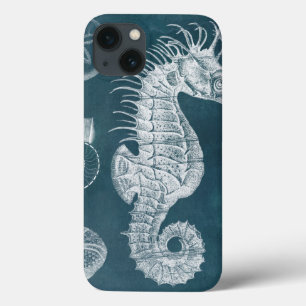 Azure Seahorse Study I iPhone 13 Case