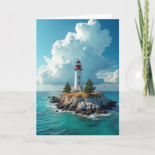 Azure Sky Fathers Day Tower Card