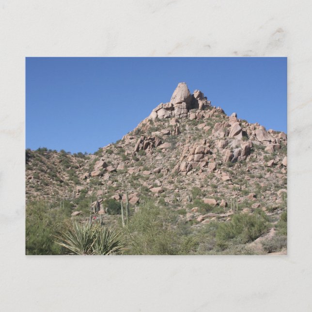 Azure Sky over Pinnacle Peak Postcard (Front)