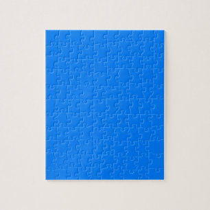 Azure (solid colour)  jigsaw puzzle