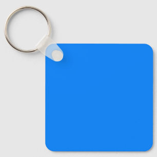 Azure (solid colour)  key ring