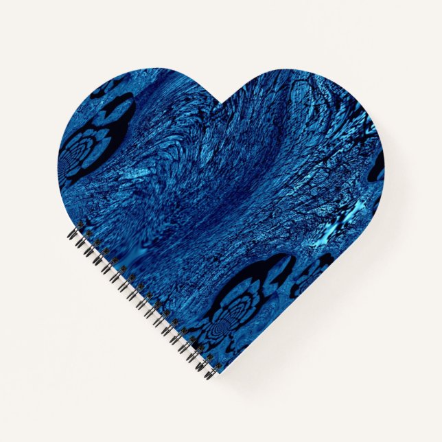 Azure Spiral – Journey into the Heart of Infinity Notebook (Front)